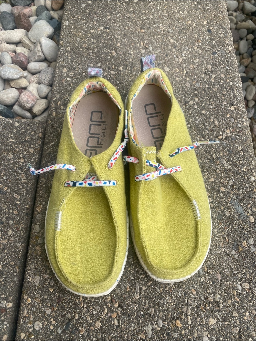 Hey Dude Women's Lime Green Lightweight Casual Loafers - Picture 2 of 8